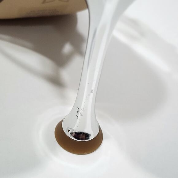 Marc Fisher Calisty Strappy High Heeled Sandals Ankle Strap Glitter Silver‎ Sz 8 - Picture 2 of 16